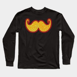 Colorful Mustache Long Sleeve T-Shirt